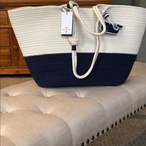 NWT Vineyard Vine for Target Rope Tote